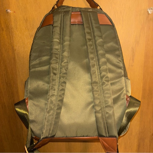 Joan & David Diamond Quilted Puffer Nylon Workbook Backpack - Picture 3 of 5